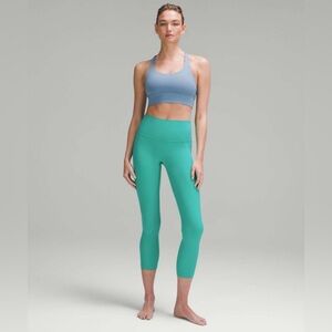 lululemon align 25” pant in kelly green - like new